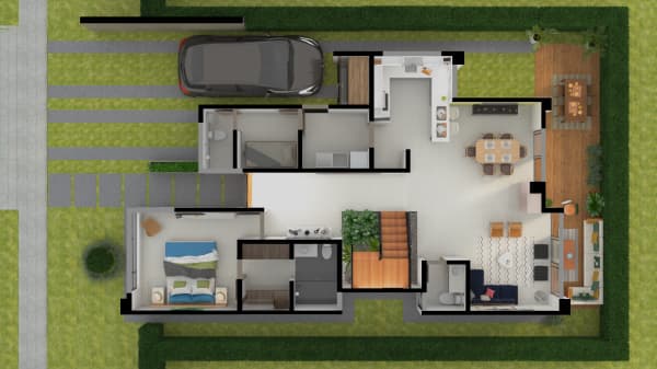 Casa tipo 1 render 1