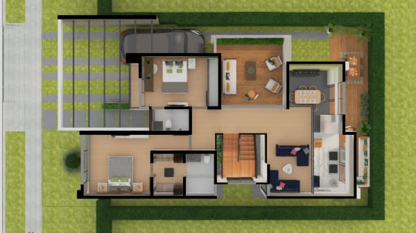 Casa tipo 1 render 2