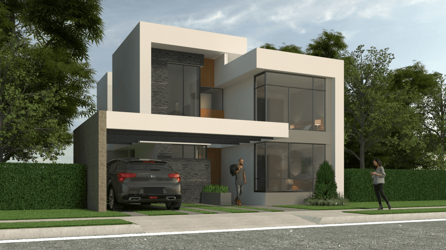 Casa moderna proyecto Ciudad Verde